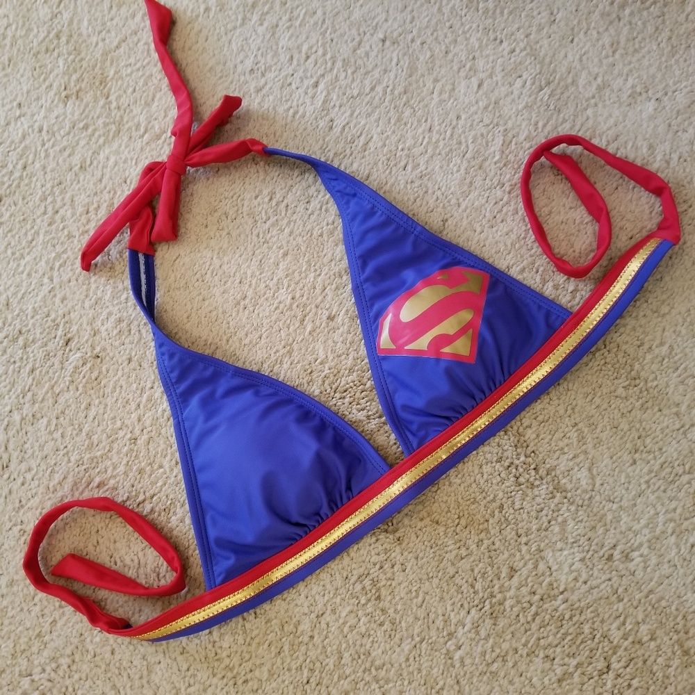 Superman Bikini Top + 1 Free Item!